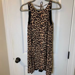 Leopard print Sleeveless dress